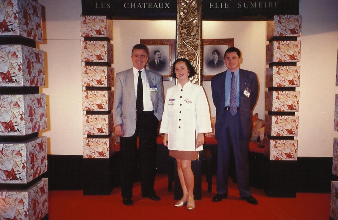 Gabriel, Olivier et Sophie Sumeire à Vinexpo